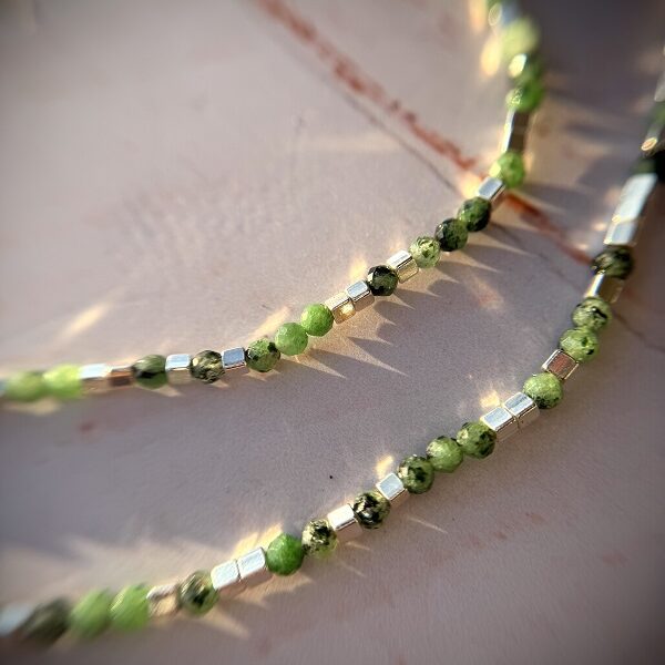 Pulsera Raíz de Esmeralda - Plata 950